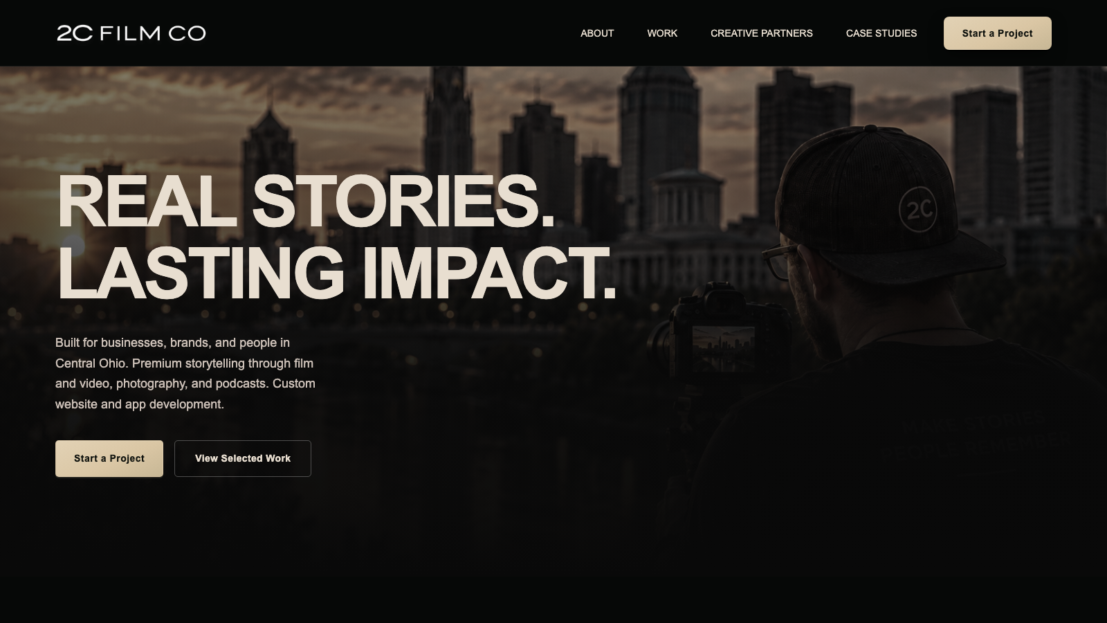2C Film Co public homepage
